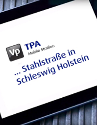 TPA unterwegs auf einer Stahlstraße in Schleswig-Holstein