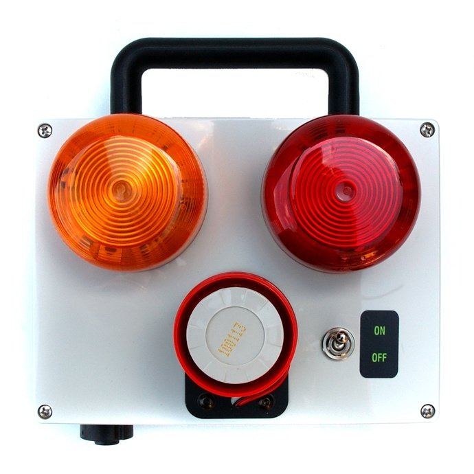 2-Stage Audible & Visual Alarm