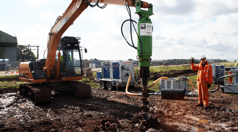 pre augers hire piling augers piletec auger piles